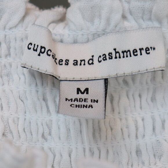 Cupcakes And Cashmere Ruched Tie Strap Boho Top - Picture 4 of 5